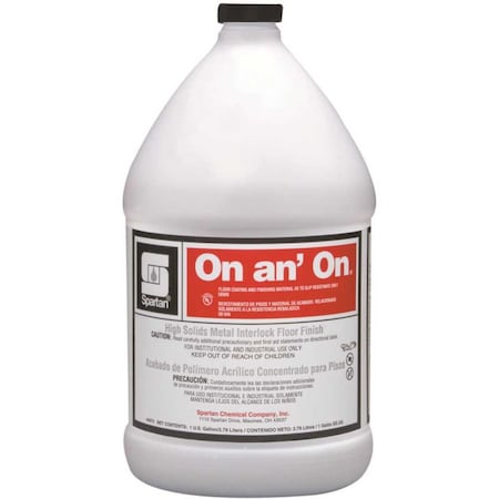 Spartan Chemical On an' On 1 Gallon Floor Finish 407304